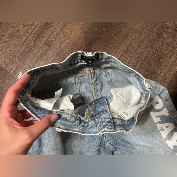 Playboy by PacSun Light Blue High Waisted Straight Leg Jeans size 26 - Picture 11 of 17